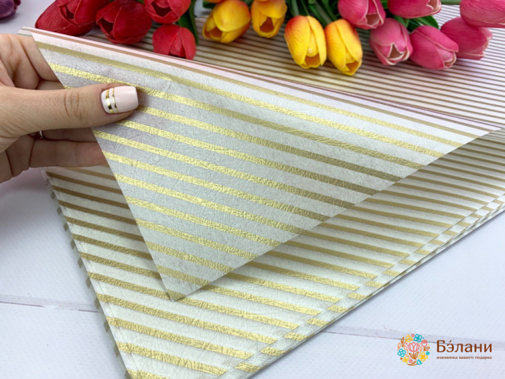 Pâsla Laminată „Fâșii” De Aur