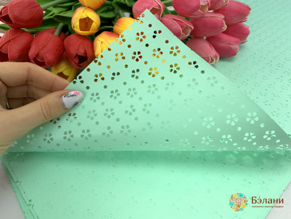 Trasarea Hârtiei "flori" Mentă