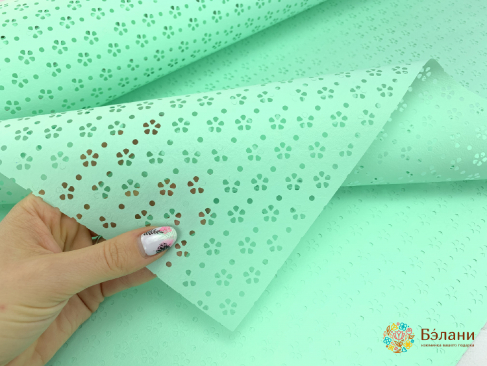 Trasarea Hârtiei "flori" Mentă | 2