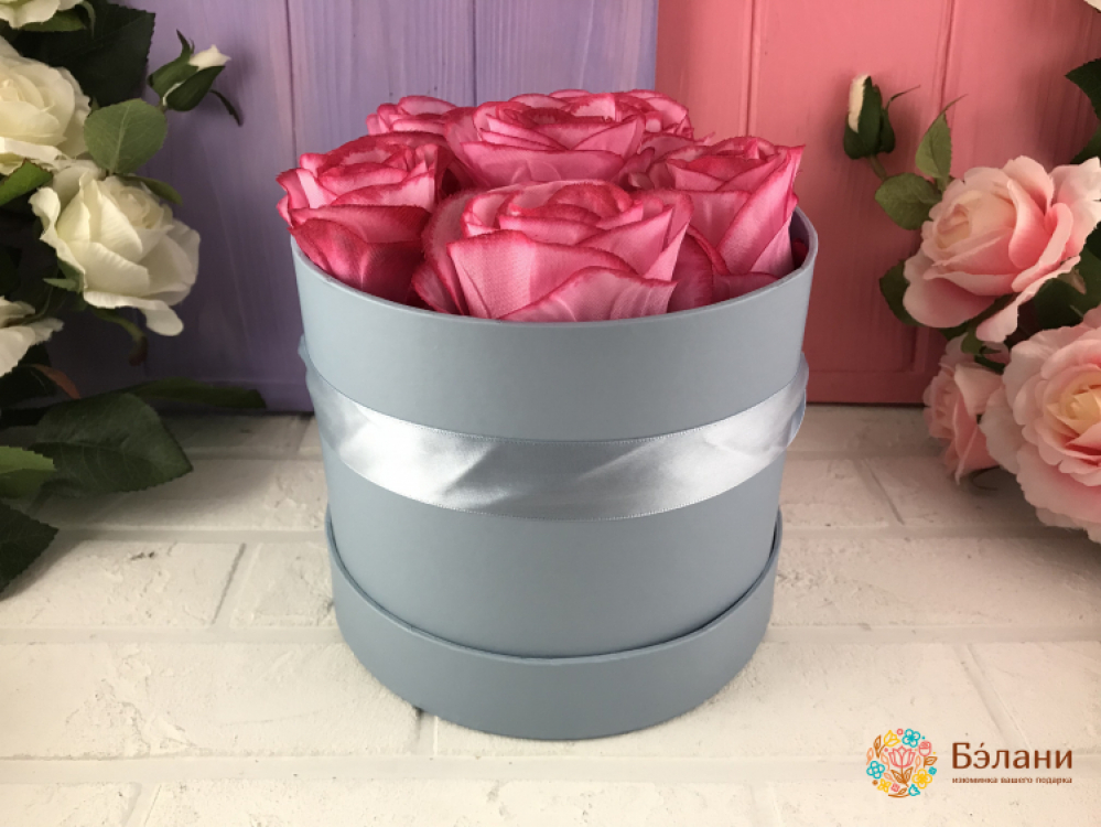 Cutie De Flori „Glow” Albastru Pal