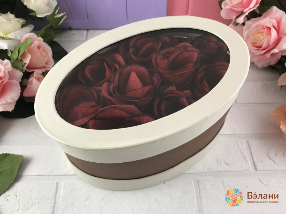 Cutie Ovala „Oglinda Oval” Bej