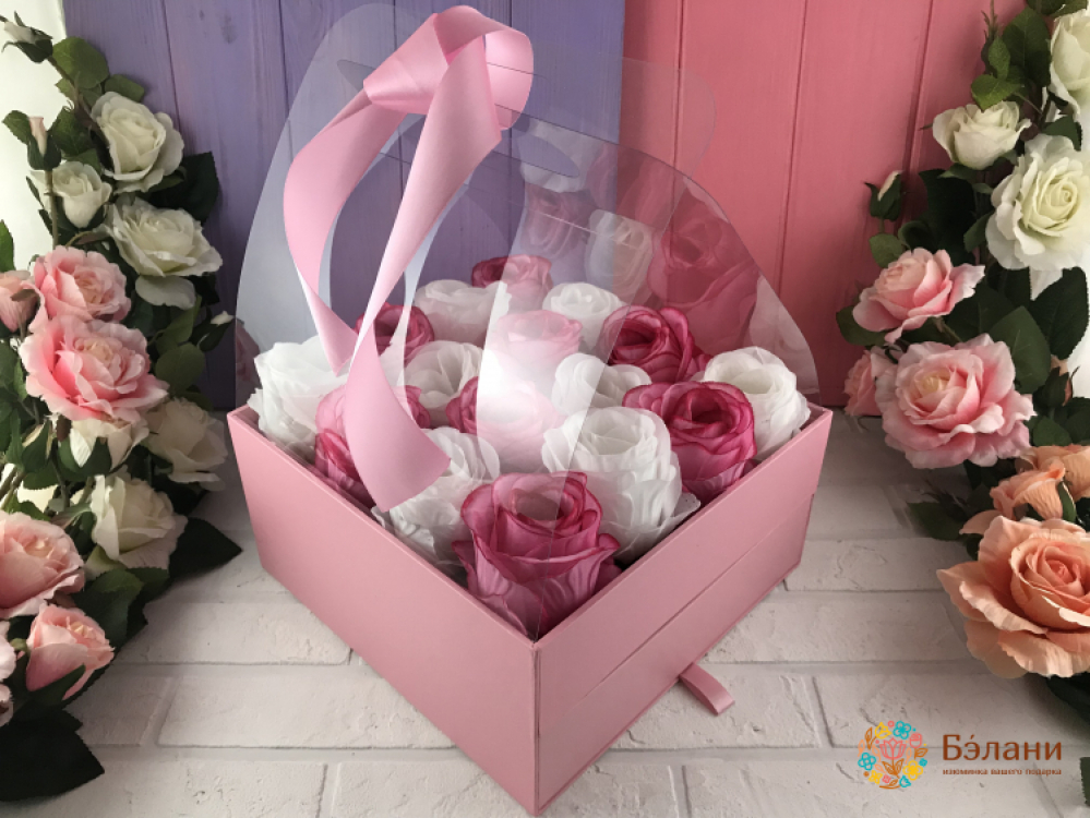 Cutie Cu Sertar "braț Cu Arc" Roz