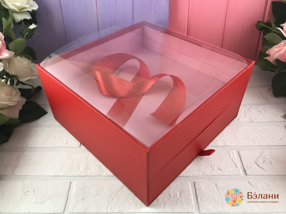 Cutie Cu Sertarul "bra In Arc" Rosu | 2