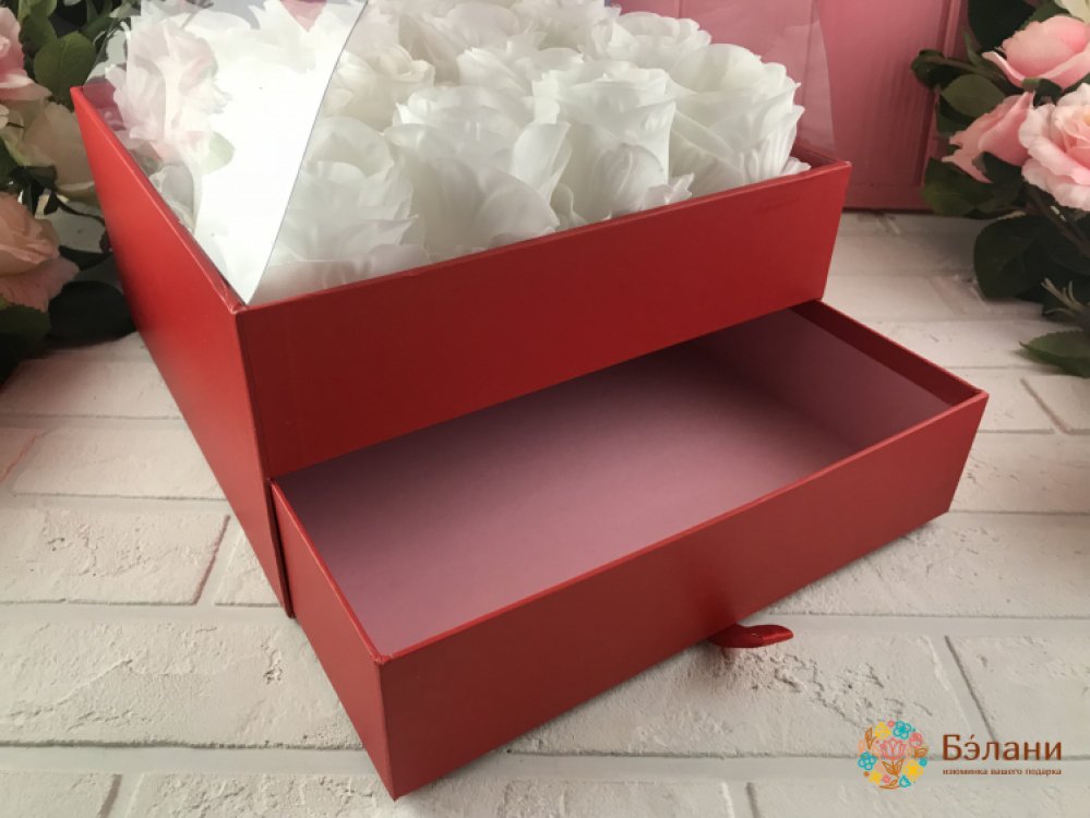 Cutie Cu Sertarul "bra In Arc" Rosu | 3