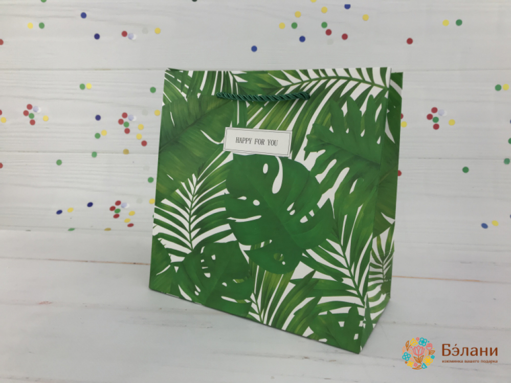 Geantă Cadou „Pădure” Verde M