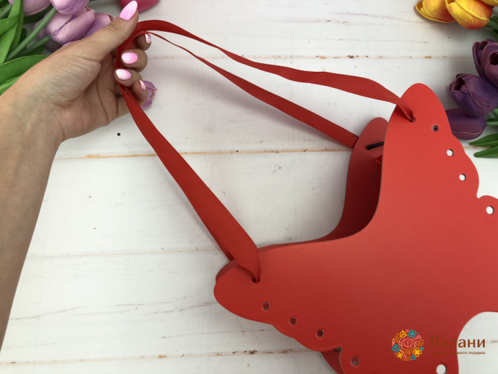 Cutie De Flori Fluture Roșu | 3