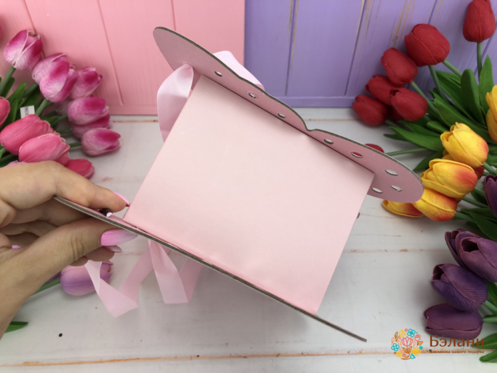 Cutie De Flori Fluture Roz | 3