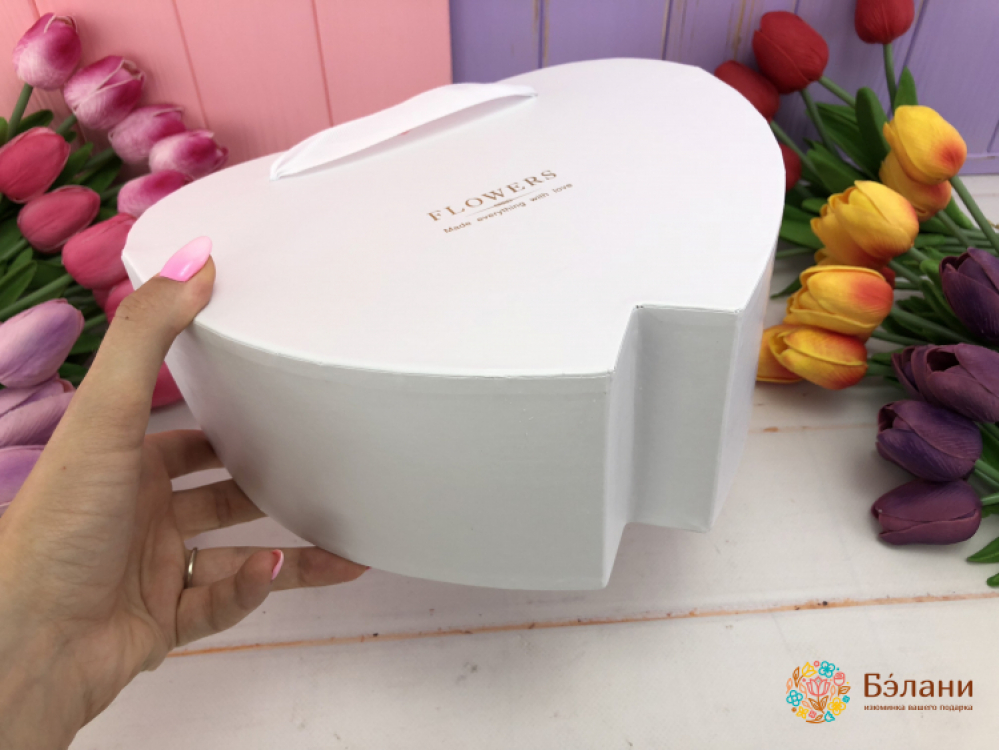 Cutie Cu Flori „Cu Dragoste” Alb | 3