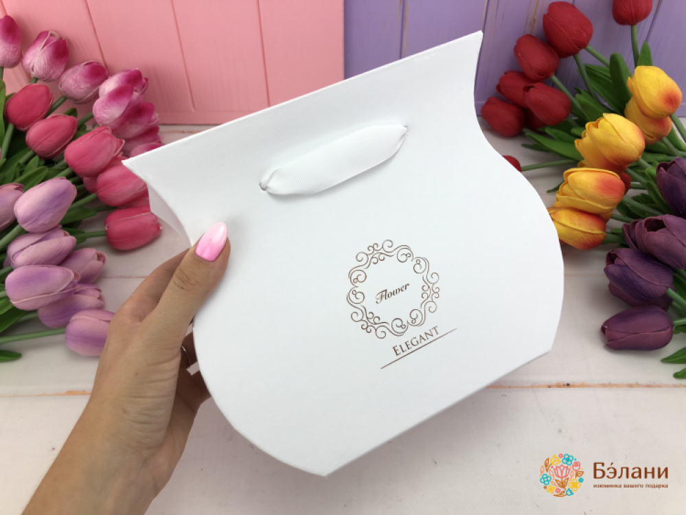 Cutie De Flori Elegantă Albă | 3