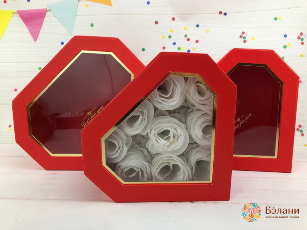 Cutie Roșie În Formă De Inimă "rubin" | 3