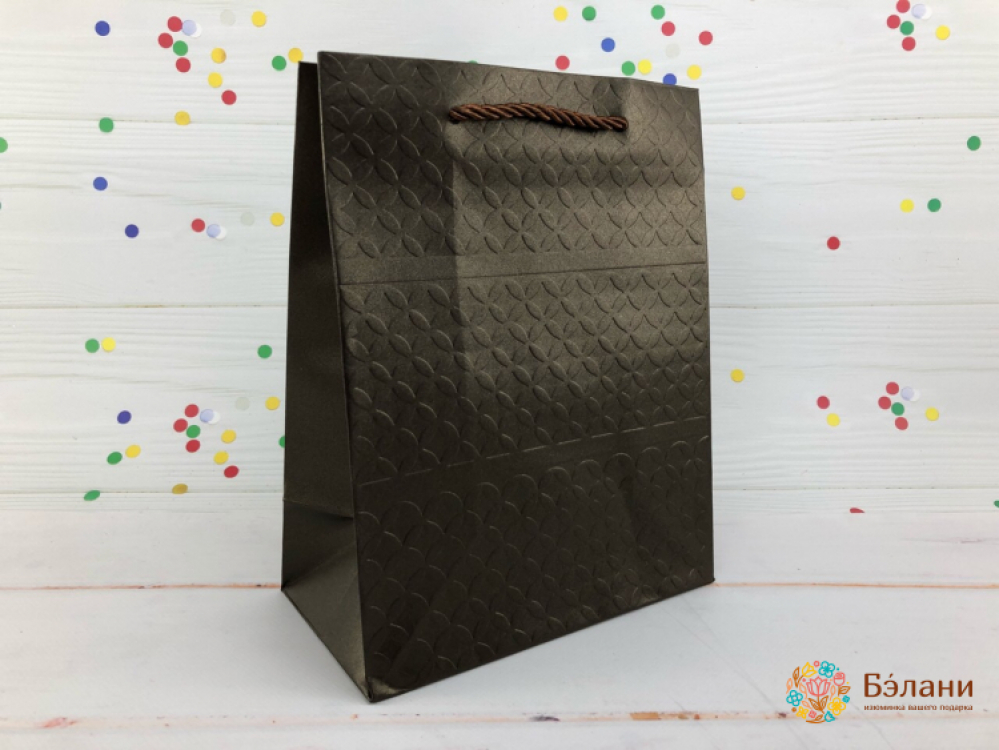 Geantă Cadou Ciocolată „Metalică” M