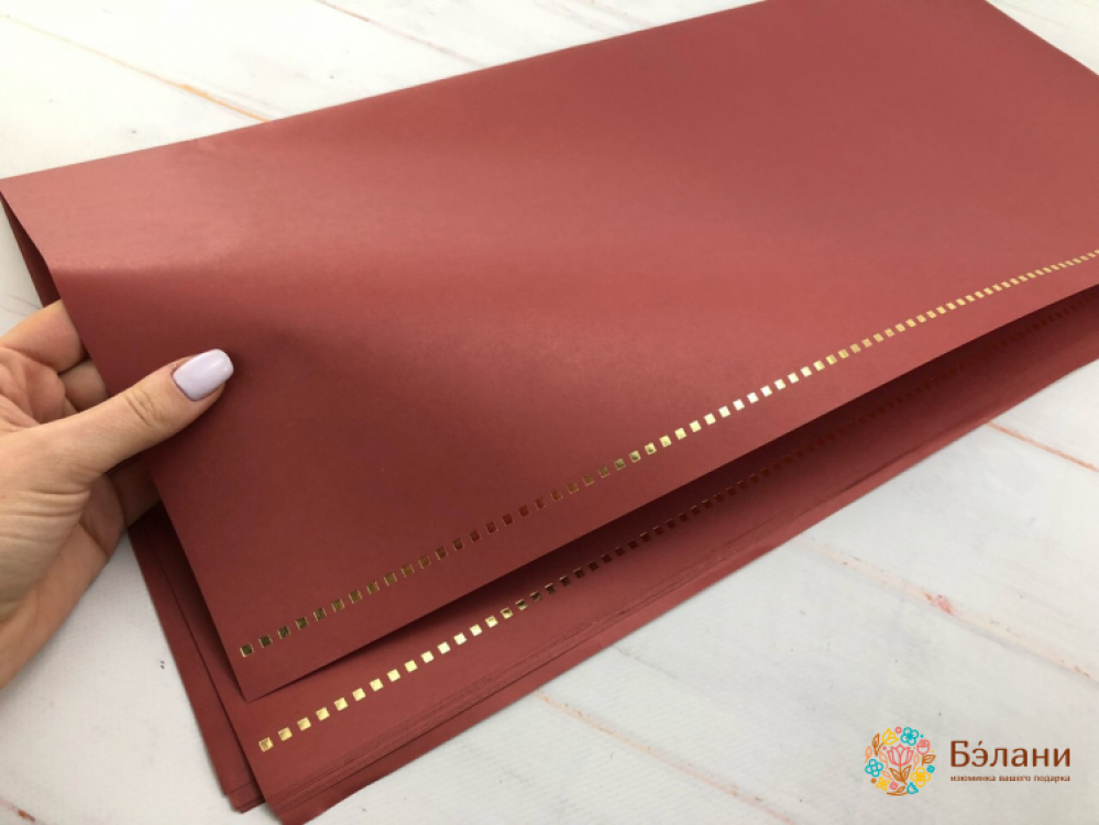 Hârtie Pentru Flori „Dragostea Este Pentru Totdeauna” Visiniu | 3