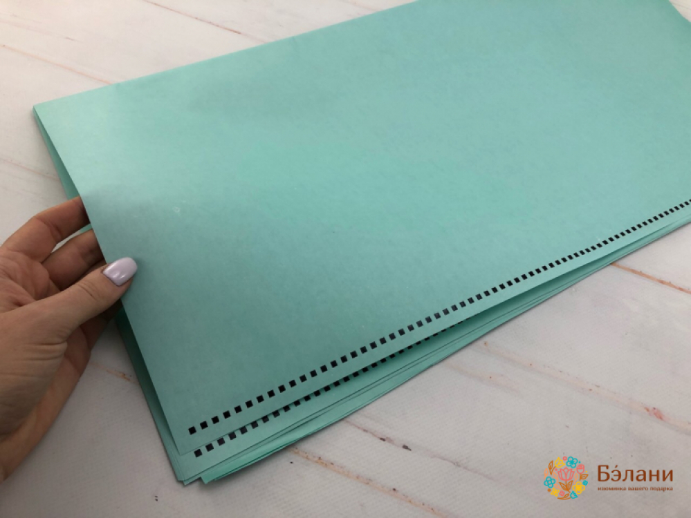 Hârtie Pentru Flori „Dragostea Este Pentru Totdeauna” Mentă | 3