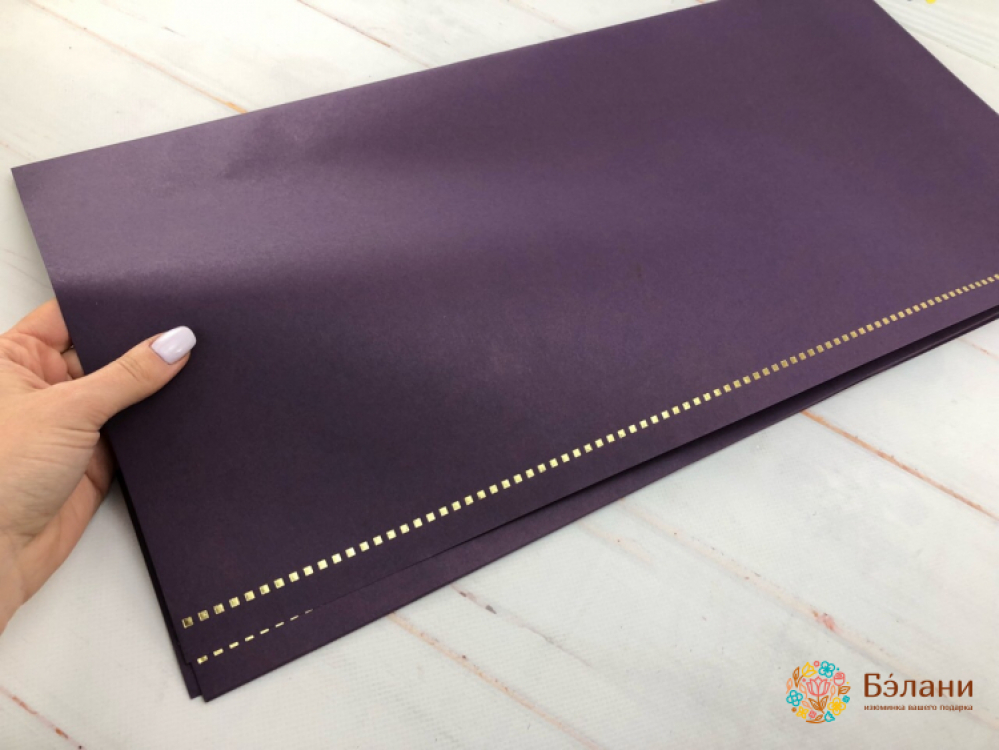 Hârtie Cu Flori „Dragostea Este Pentru Totdeauna” Vinete | 2