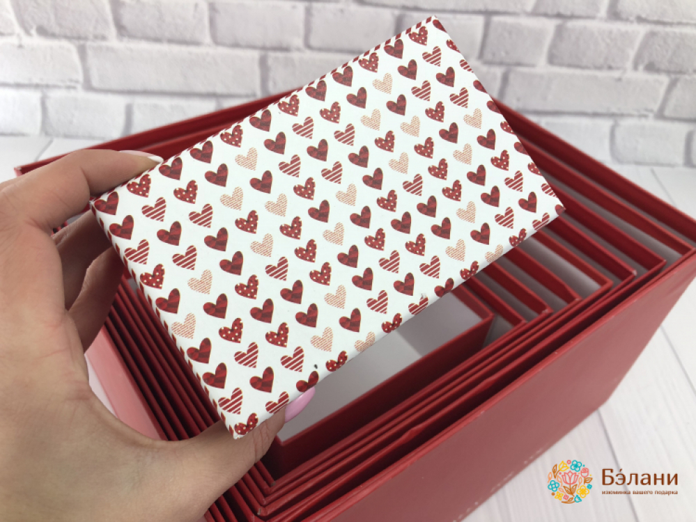 Cutie Cadou 10 Buc "inimi" | 3