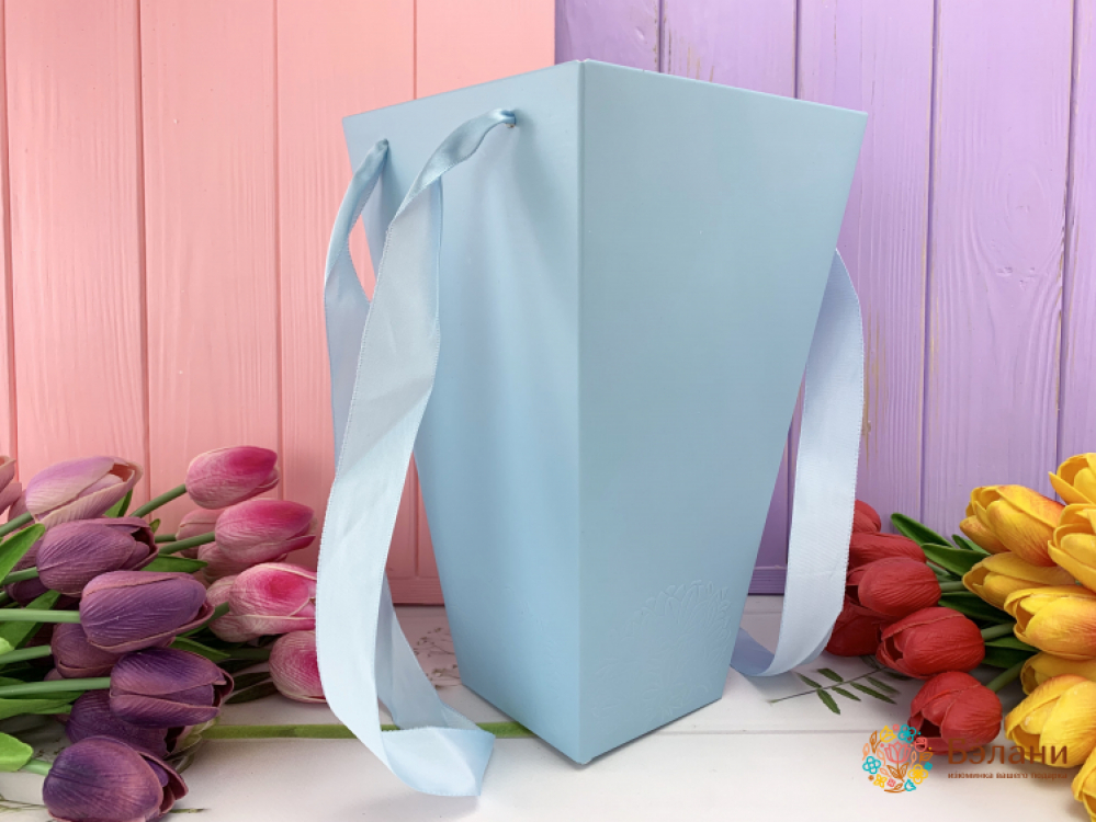 Cutie Floristică Pliabilă „Gros” Albastru