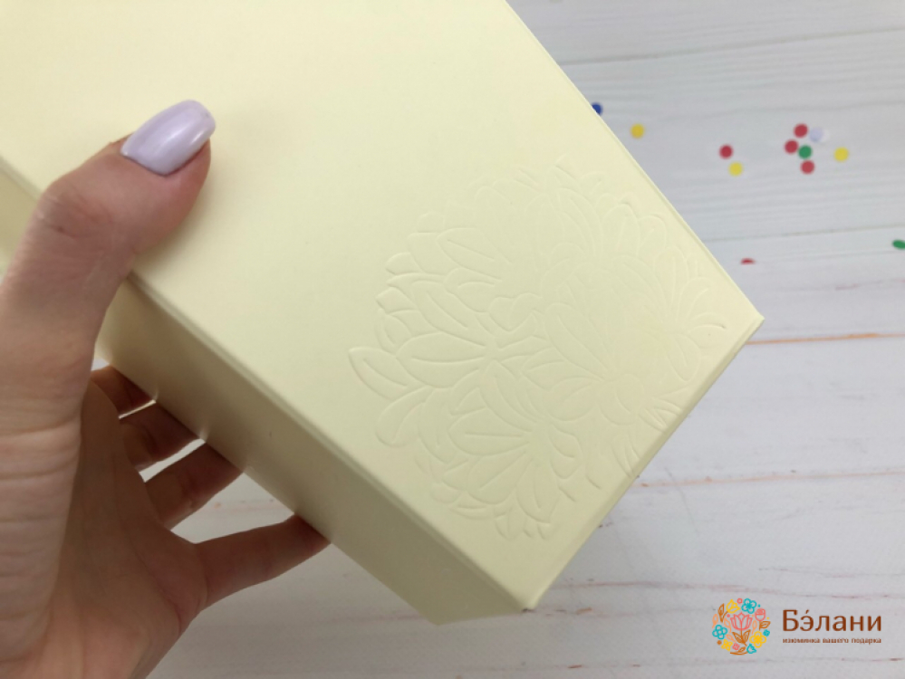 Cutie Floristică Pliantă "groasă" Vanilie | 2