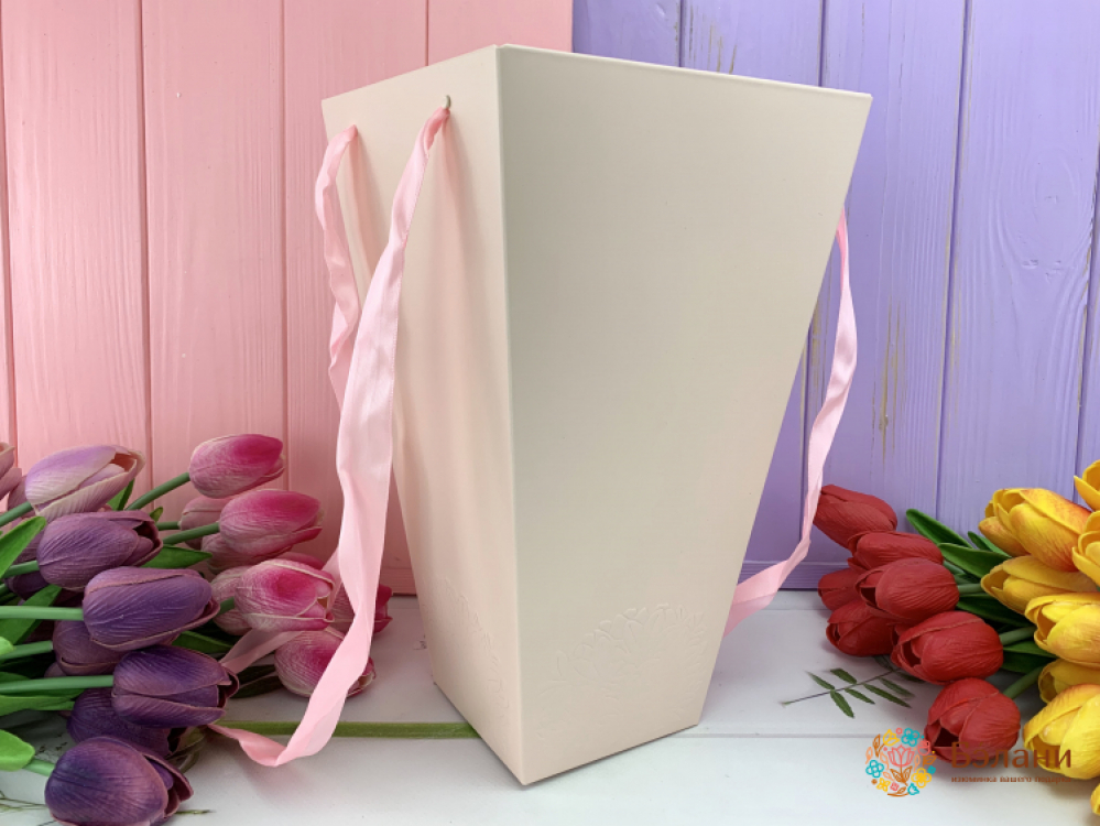 Cutie Floristică Pliantă "groasă" Roz