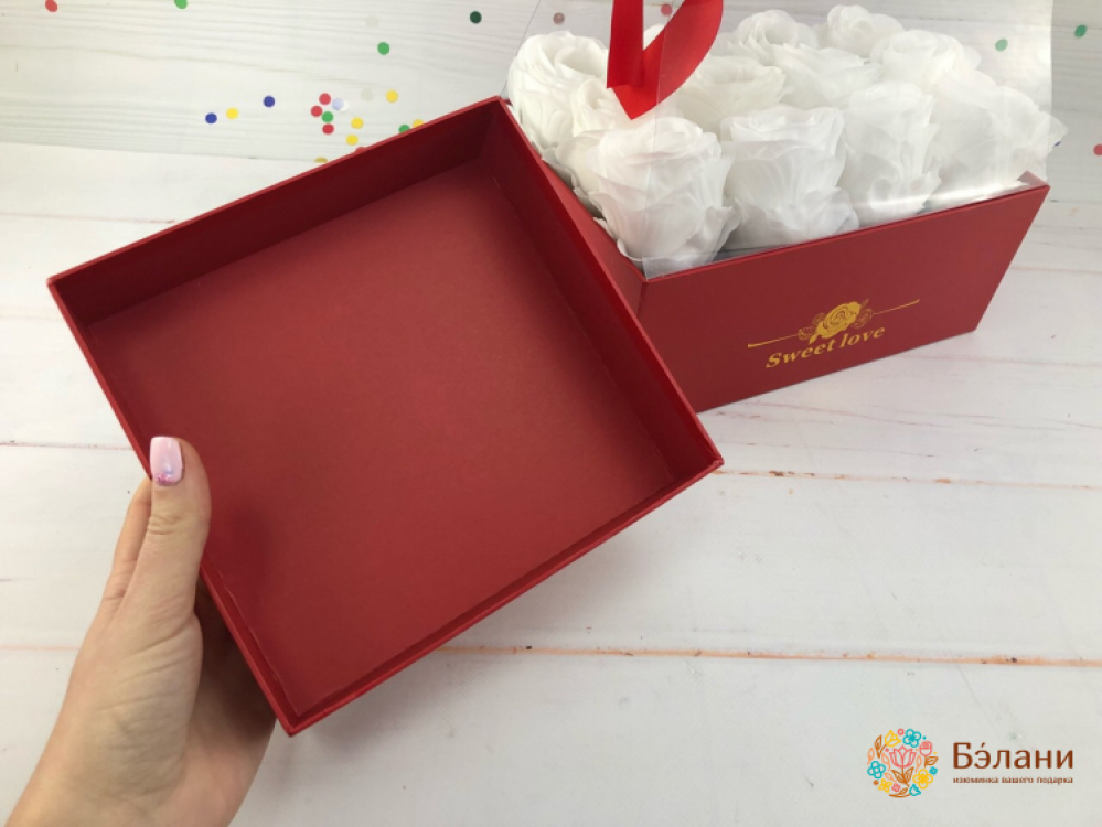 Cutie Cu Sertar „Sweet Love” Roșu | 2