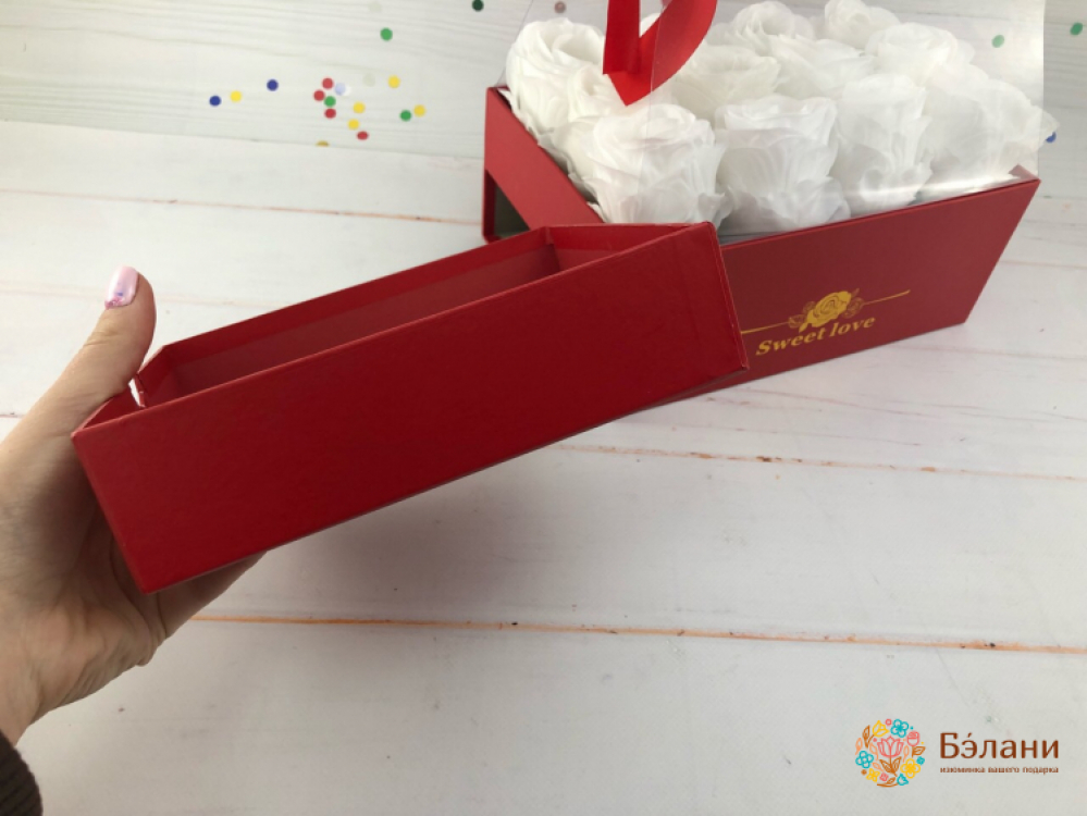 Cutie Cu Sertar „Sweet Love” Roșu | 5