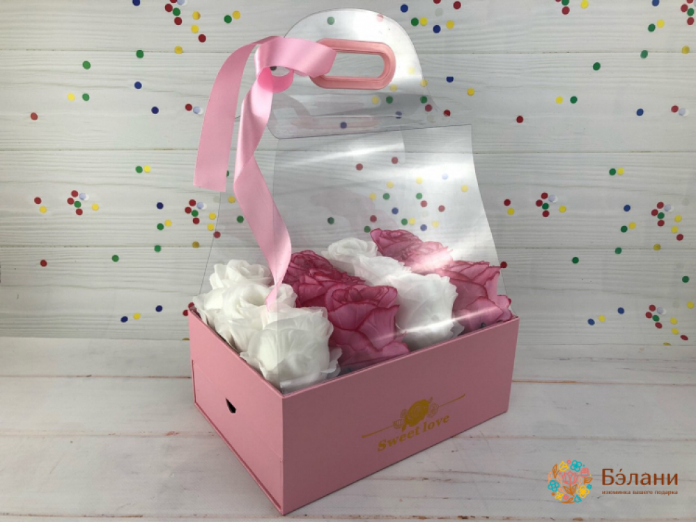 Cutie Cu Sertar "sweet Love" Pink