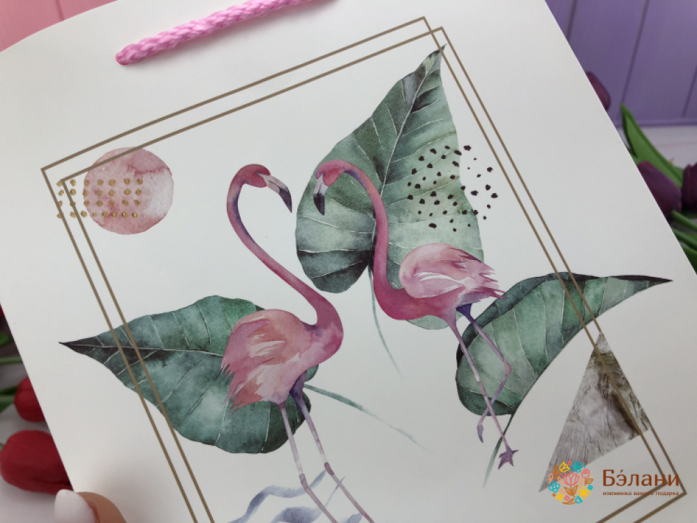 Saci Cadou "flamingo Luminos" M | 2