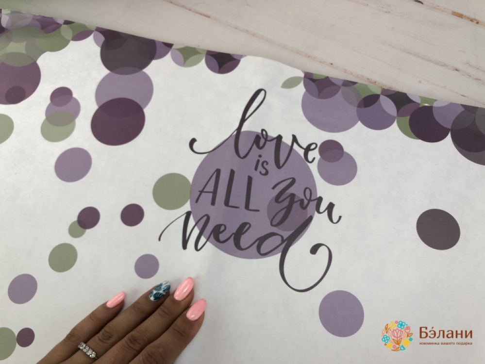 Hârtie Pentru Flori "bule" Gri | 3