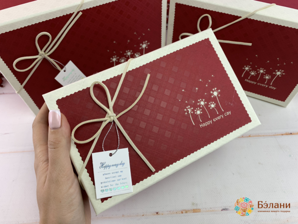 Cutie Cadou „Dandelions” Roșu | 3