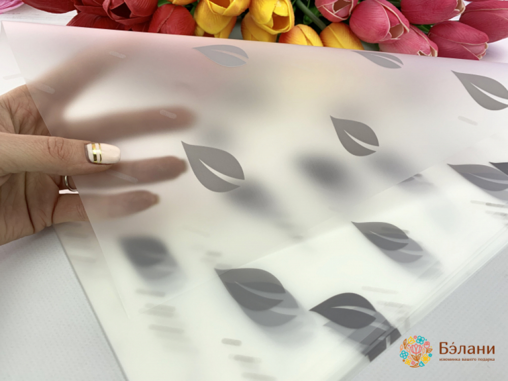 Hârtie De Urmărire Pentru Flori "frunză" Gri