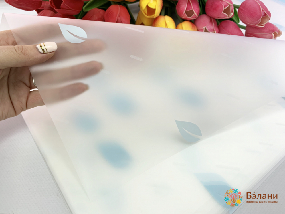 Urmărirea Hârtiei Pentru Flori „Blue Leaf”