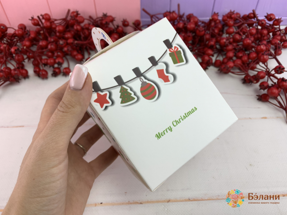 Cutie Rabatabila "anul Nou" Alb | 2