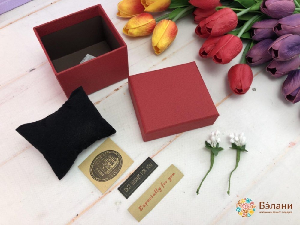 Cutie De Ceas „Cu Floare” Roșie | 2