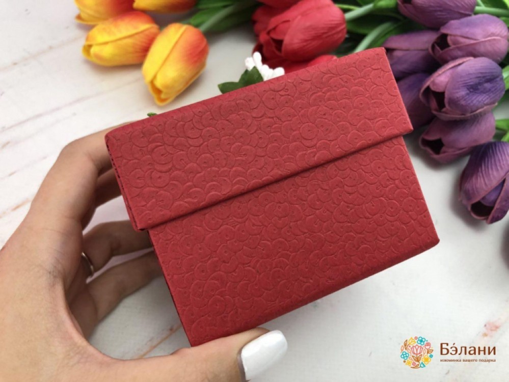 Cutie De Ceas „Cu Floare” Roșie | 3