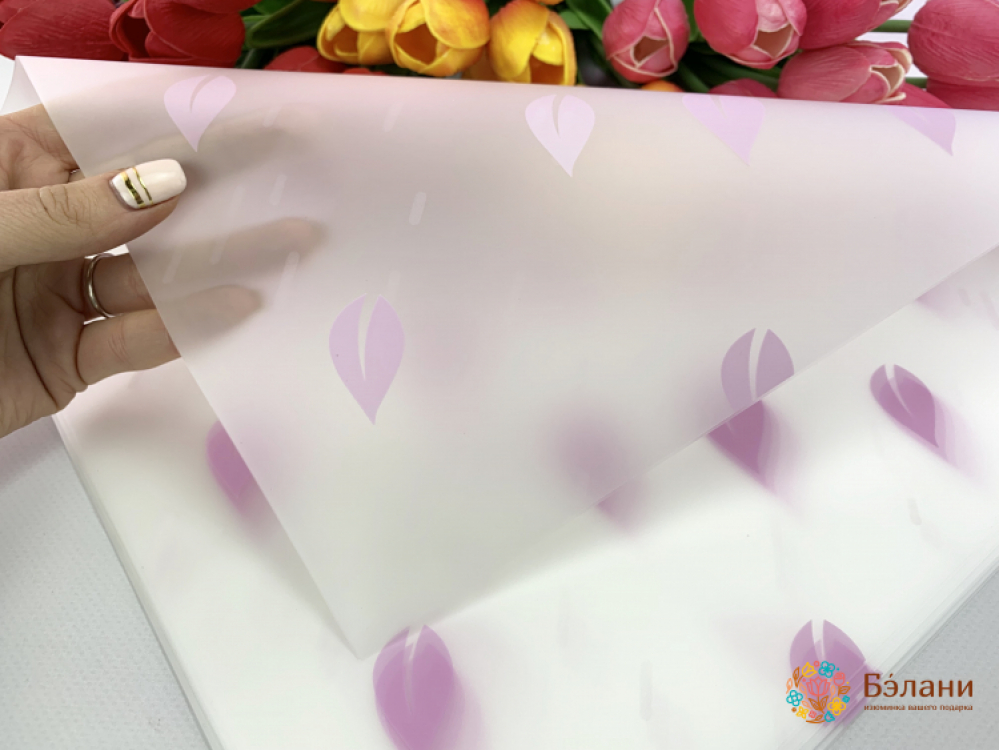 Hârtie De Urmărire Pentru Flori "frunză" Roz