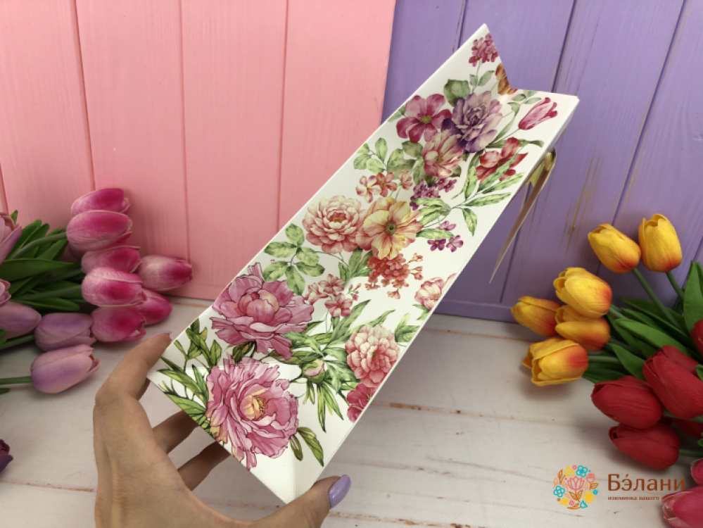 Geantă Cadou „Flori” M | 2