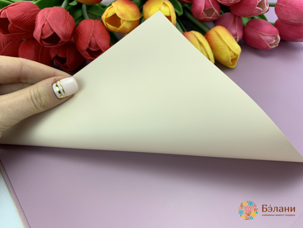 Hârtie De Urmărire Pe Două Fețe Liliac-Piersic