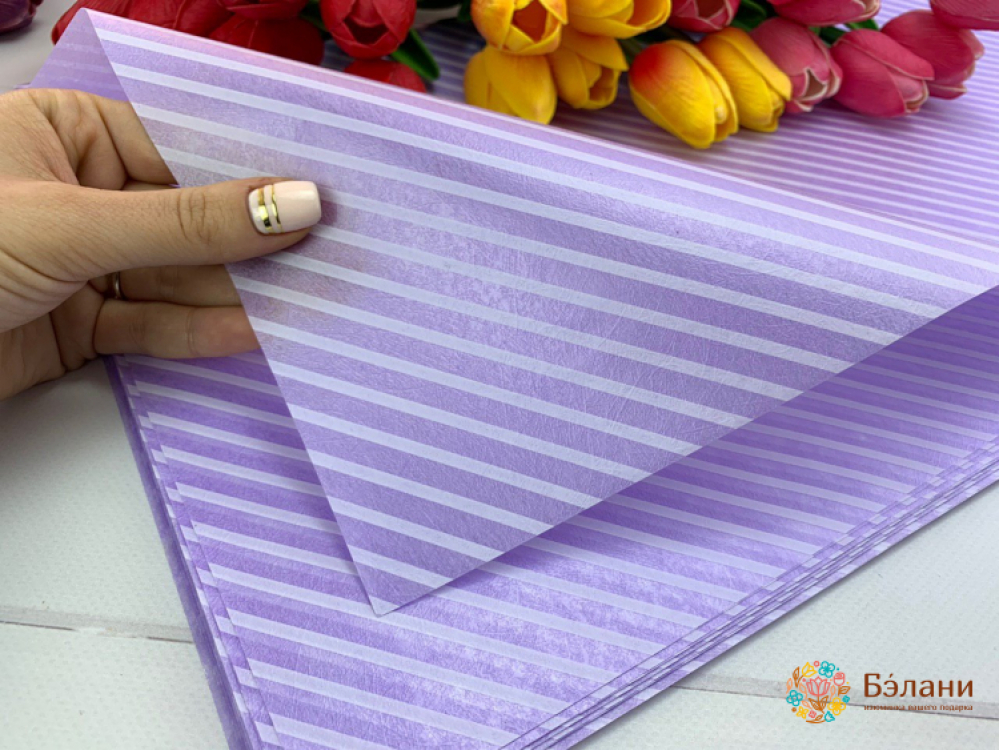 Pâslă Laminată Cu Lama „Dungi”