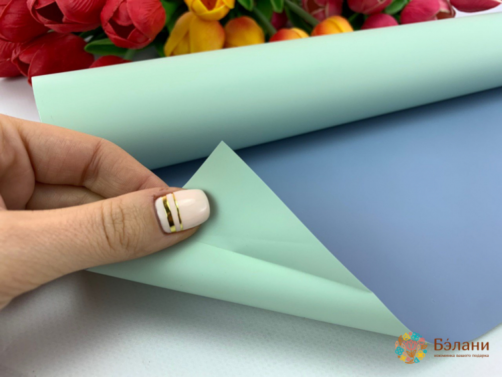 Urmărirea Hârtiei Laminate „Dublu Față” Albastru De Măsline