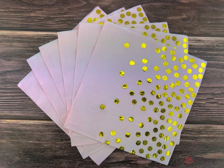 Servetele "bule De Aur" Roz