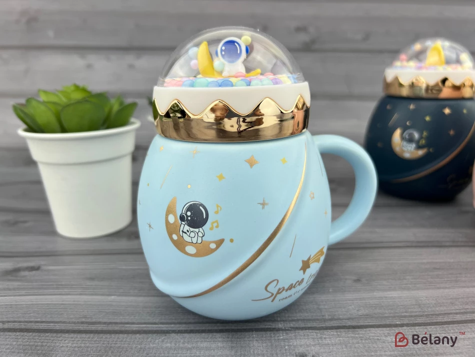 Cana Din Ceramica "lost In Space" Albastra