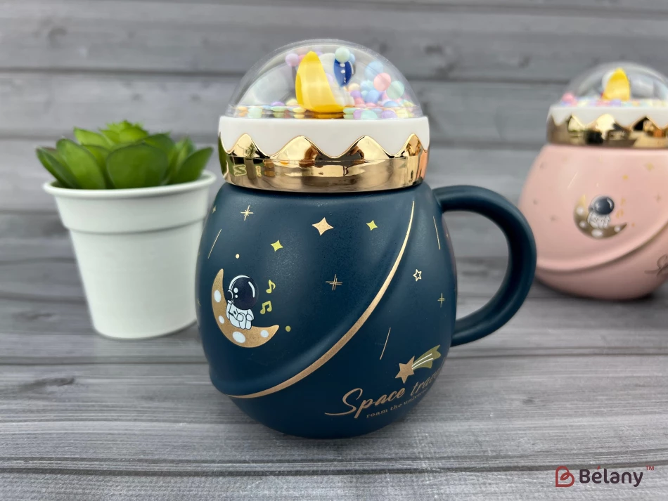 Cana Din Ceramica "lost In Space" Albastru Inchis