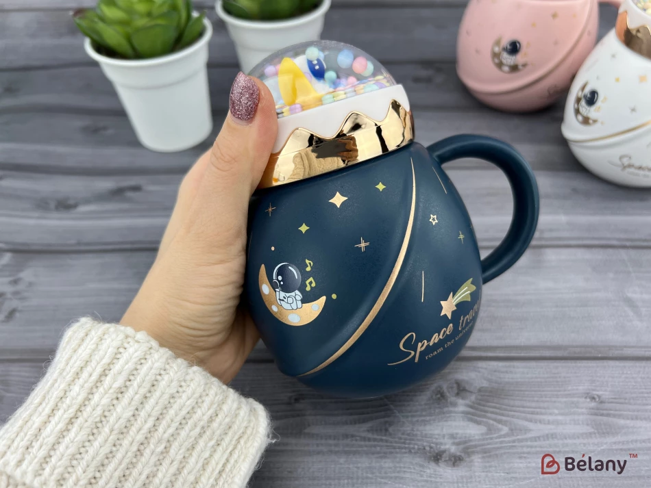 Cana Din Ceramica "lost In Space" Albastru Inchis | 2