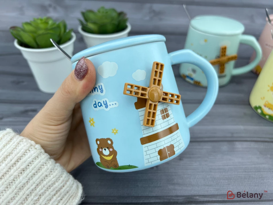 Cana Ceramica "holland Mill" Albastra | 2