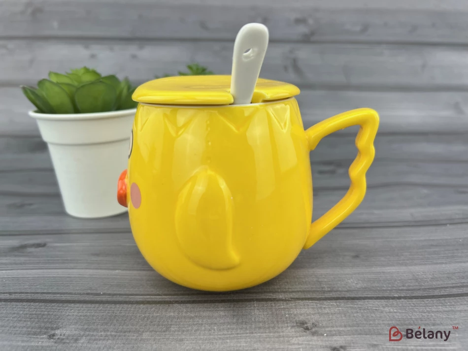 Cana Din Ceramica "ducky Face" Galbena | 5