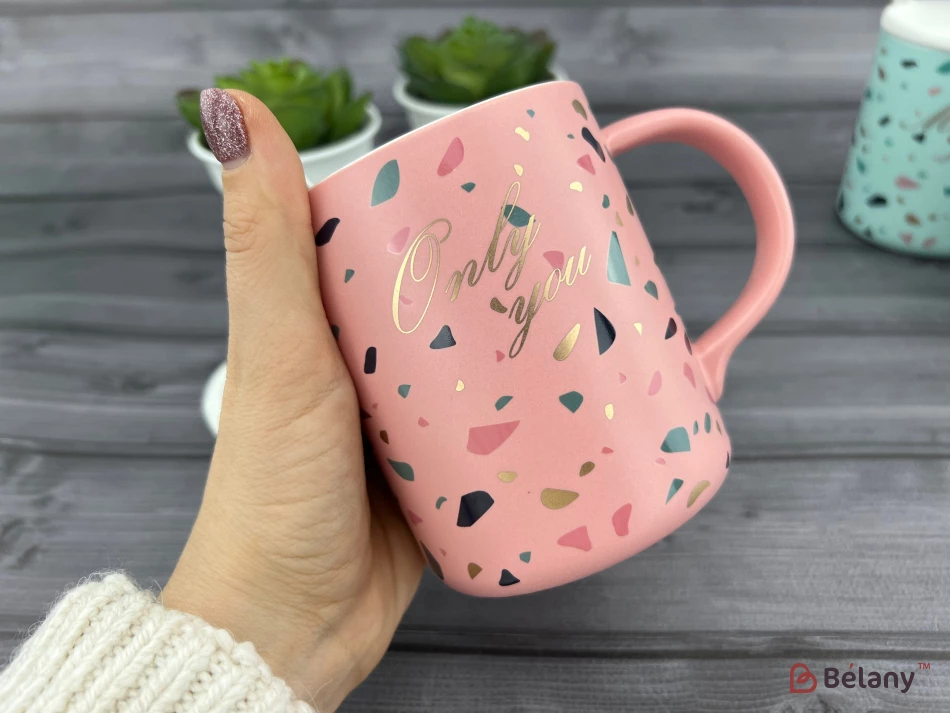 Cana Ceramica "colory" Roz | 2