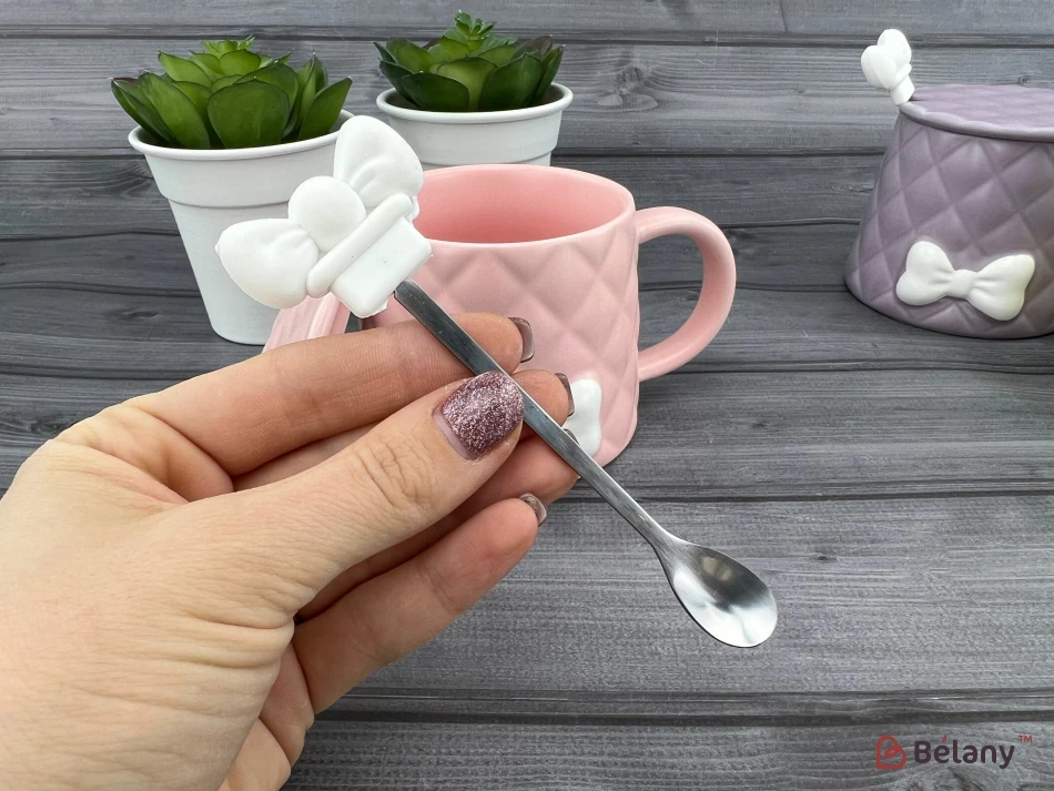 Cana Din Ceramica "softy Bow" Roz | 6