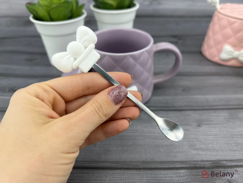 Cana Din Ceramica "softy Bow" Liliac | 4