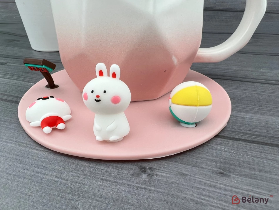 Cana Din Ceramica "summer Time" Roz | 2