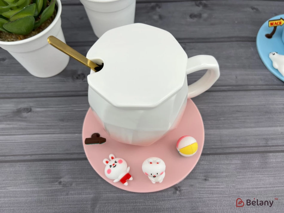 Cana Din Ceramica "summer Time" Roz | 5