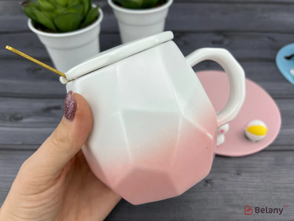 Cana Din Ceramica "summer Time" Roz | 7